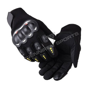 Gants de moto coupe-vent en polyester extensible, gants de course sur route pour moto, gants d'hiver respirants à doigts complets - Product Image 2