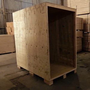 Vietnam Made Eco Friendly Durable Foldable Wooden Stackable Shipping Crate Lift Van Packaging Box Moving <b>Storage</b> Logistics - Product Image 3