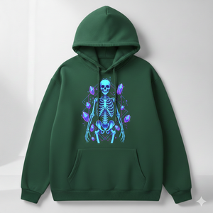 Sweat-shirt à capuche 100 % coton, uni, tissé, avec logo brodé, impression sérigraphique, fabricant OEM en gros - Product Image 2