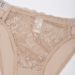 Braguitas de <span class=keywords><strong>Encaje</strong></span> Sexy con Pedrería para Mujer, Nuevo Diseño, Braguitas de <span class=keywords><strong>Encaje</strong></span> Atrevidas para Mujer, Hermosas Braguitas para Damas - Product Image 5