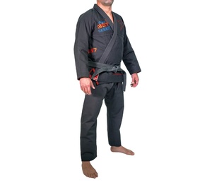 Uniforme de Taekwondo y BJJ de Poliéster/Algodón Elástico, Ligero y Transpirable, de Calidad Profesional para Entrenamiento de Artes Marciales - Product Image 1
