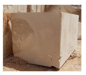 Bloc de pierre calcaire beige de Chablis, pierre naturelle massive, bloc brut de grande taille pour façade, revêtement de sol, sculpture, aménagement paysager - Product Image 1