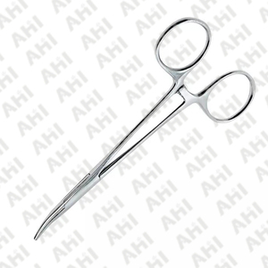 Pinces à moustiques courbées manuelles AHI en acier inoxydable allemand de haute qualité, à usage chirurgical, avec verrouillage, réutilisables, certifiées CE - Product Image 4