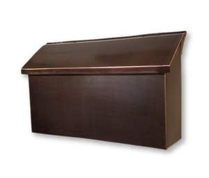 Buzón de cobre artesanal de primera calidad, resistente a la intemperie, buzón de cobre puro, elegante acabado en cobre para exteriores - Product Image 1