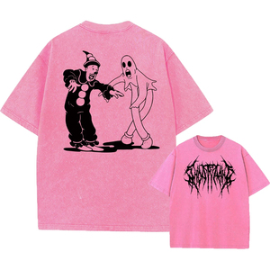 เสื้อยืดพิมพ์ลายกราฟิกตามสั่งขายส่ง ลายปลาญี่ปุ่น ทรงโอเวอร์ไซส์ ผ้าฝ้าย สตรีทแวร์ ทรงหลวม ผู้ผลิตจำนวนมาก - Product Image 6