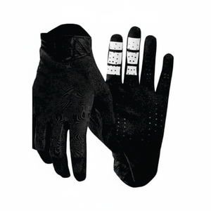 Gants de sport noirs en polyester, longueur poignet, respirants, compatibles écran tactile, pour la conduite en extérieur - Product Image 2