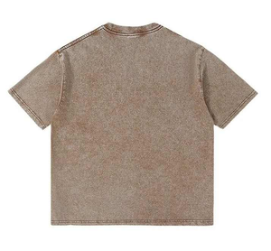 T-shirts de sport pour hommes en gros, manches courtes, polyester et coton, coupe oversize, unis et vierges - Product Image 2