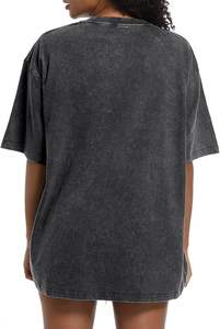 Camisetas de Poliéster para Mujer, Ecológicas, Transpirables, Cuello en V, Manga Corta, Estilo Casual, para Verano, Gimnasio, Diseño Moderno - Product Image 4