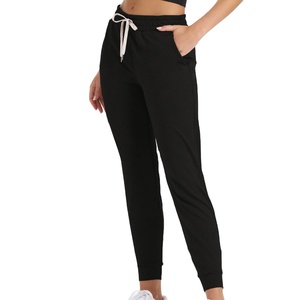 Pantalones Deportivos de Invierno para Mujer, Color Sólido, a la Moda, de Alta Calidad, Transpirables, Elásticos, con Lazos Ajustables - Product Image 2