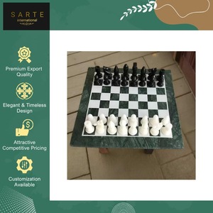 Juego de Ajedrez de Mármol Moderno, Ecológico y Hecho a Mano, de Lujo, Venta al Por Mayor, de Alta Calidad, en Caja, Regalo Perfecto para - Product Image 3