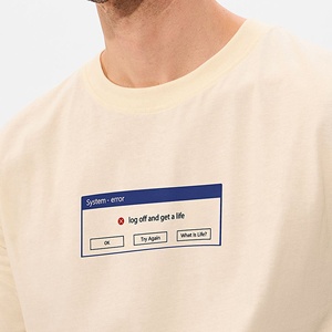T-shirt pour homme fabriqué en usine OEM au Bangladesh 2026, avec typographie, coupe classique, col rond, manches courtes, tricoté, coupe décontractée. - Product Image 2