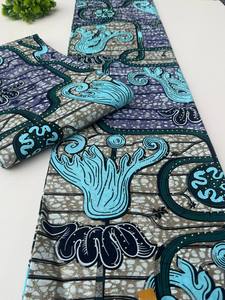 Tissu africain imprimé à la cire et Ankara 100 % coton, style Sénégal, pour l'industrie du vêtement et de la mode - Product Image 4