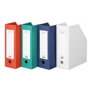 Boîte de rangement pour dossiers en plastique réutilisable B4 320250100mm pour le stockage de documents de bureau et de laboratoire - Product Image 3