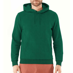 Sudadera con capucha para hombre, 100% algodón, gruesa, forrada para invierno, sudadera tipo pullover, sudaderas con capucha personalizadas para hombre - Product Image 1