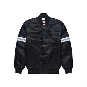 Blouson Bomber Homme Hiver Personnalisé Haute Qualité Sans Col en Toile Épaisse Enduite de Nylon Écologique Imperméable – Vente en Gros - Product Image 4