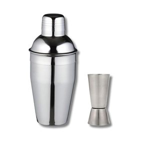 Ensemble de shaker à cocktails en acier inoxydable avec passoire intégrée, outils de bar professionnels pour bar à domicile, barman, boissons - Product Image 1