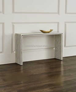 โต๊ะคอนโซลน้ำตกแบบฝังกระดูกโต๊ะใหม่สำหรับห้องนั่งเล่นห้องนอนโดย Royal decore Mart - Product Image 3