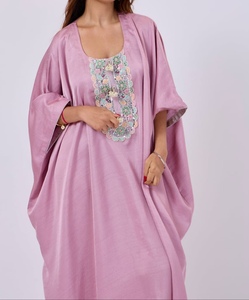 Nueva Ropa Islámica Tradicional Color Rosa Palo de Dubái 2026 para Mujer, Kaftán Saudí, Abaya de Dubái, Ropa Musulmana, Prendas del Golfo - Product Image 1