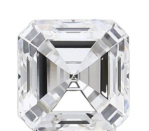 2.87 Ct D couleur Asscher coupe laboratoire cultivé diamant VVS1 clarté excellente coupe utilisation pour boucles d'oreilles et bijoux personnalisés cadeau pour elle - Product Image 1