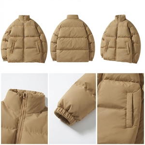 Veste matelassée chaude pour homme avec logo personnalisé pour la vente en gros - Product Image 6