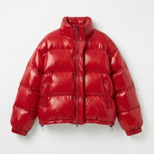 Chaqueta Acolchada Moderna de Tela Brillante para Hombre, Ropa de Invierno, Cuello Alto, Cierre Completo, Estilo Urbano - Product Image 6
