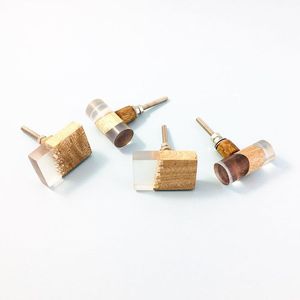 Boutons en résine et bois faits à la main, boutons de meuble en résine, boutons de tiroir en résine, boutons en bois, prix de gros direct usine - Product Image 2
