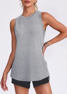 Camiseta sin Mangas Básica Premium para Mujer, Ligera, Transpirable, de Algodón, Informal, para Verano, Venta al por Mayor, Ropa de Moda - Product Image 4
