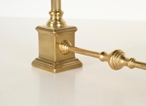Miroir sur pied en laiton encadré, design traditionnel, très vendu, décoratif - Product Image 3