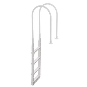Scala per Piscina Rinforzata 48/54 Pollici con 4 Gradini, Doppio Corrimano, Gradini in Plastica Antiscivolo Ispessiti, Capacità di Carico 300 lb - Product Image 1