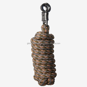 Corde de plomb pour chevaux faite à la main en plusieurs couleurs et tailles personnalisées avec crochet anti-panique corde de plomb personnalisée pour chevaux - Product Image 3
