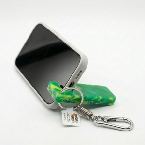 4GoodThings Eco-Friendly Fashion Polyethylene Recycled Plastic Stainless Steel Polished Digital Printing <b>Personalized</b> <b>Keychain</b> - Product Image 2