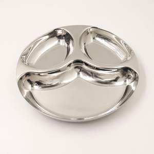 Plato de Acero Inoxidable para Comida, Desayuno, Almuerzo y Cena, Plato Bhojan Thali con Compartimentos - Product Image 1