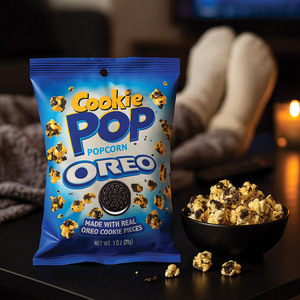Factory Price Oreo Cookie Pop Popcorn 28g Sweet Crunchy Chocolate Flavor <b>Snack</b> Ready to Eat Bulk Wholesale Supplier for Sale - Product Image 2