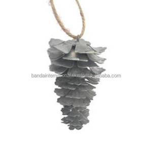 <b>Iron</b> Hanging Decorative Item With Silver Finished For Home Decoration And Other Christmas Decoration - Product Image 1