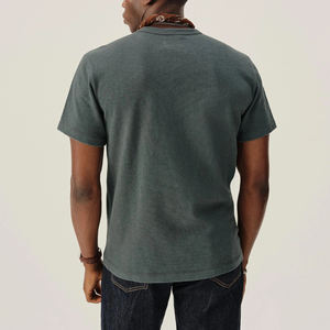 Camiseta de Hombre 100% Algodón, Tendencia Actual, con Logotipo Personalizado Serigrafiado, 210 g/m², Lisa, Estilo Hip Hop Urbano, Manga Corta, Corte Holgado - Product Image 3