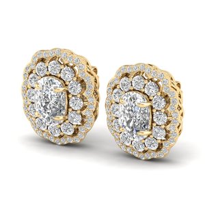 REYES Wholesale Price 925 Sterling <b>Silver</b> HPHT CVD Lab Grown Diamond Screw <b>Back</b> Stud <b>Earrings</b> For Women Wedding Gift Jewelry - Product Image 2