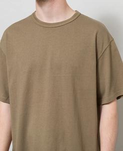 T-shirts Homme 100% Coton Coupe Droite Épaules Tombantes avec Logo Avant Respirants Prix Bas 220g – Collection 2026 Vente en Gros - Product Image 6