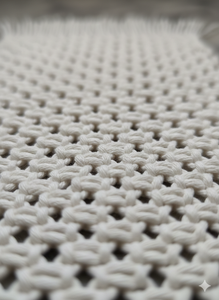 Chemin de table rectangulaire moderne en macramé de coton, napperons tissés à franges, tapis décoratifs pour salle à manger, cuisine, mariage - Product Image 2