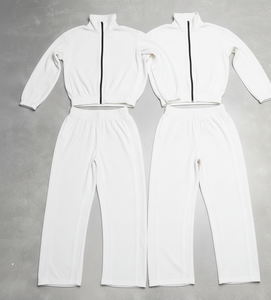 High Quality Green Sport Jogging <b>Suits</b> 2-Piece Cotton Blank <b>Track</b> <b>Suit</b> Set Custom Wholesale Velour Tracksuit Men - Product Image 1