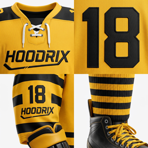 Uniforme de Hockey sobre Hielo al por Mayor, Jersey de Práctica Sublimado, Transpirable, de Secado Rápido, con Logotipo Personalizado, Proveedor de Fábrica, Conjunto Deportivo - Product Image 6