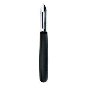 Éplucheur de légumes noir en acier inoxydable, lame tranchante, poignée ergonomique, outil de cuisine pour éplucher les pommes de terre, les carottes, les fruits, les concombres - Product Image 1