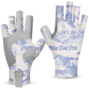 Half Finger <b>Fishing</b> <b>Gloves</b> Non Slip Grip OEM & ODM UV Protection <b>Fishing</b> <b>Gloves</b> for Unisex 3 Finger Wholesale Factory - Product Image 3