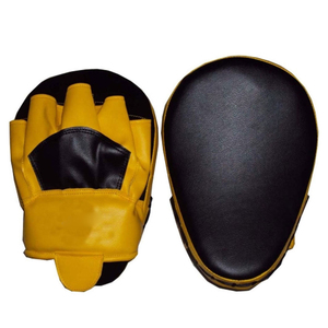 Mitaines de boxe en cuir de vachette, équipement d'entraînement durable, rouge et noir, toutes saisons - Product Image 3