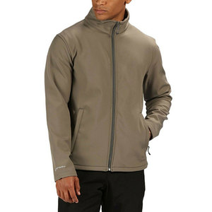 Veste softshell imperméable pour homme, personnalisée, pour la montagne, noire, pour l'entraînement sportif, coupe-vent, thermique, pour la randonnée - Product Image 4