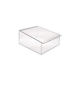 Rounded Acrylic Display Storage <b>Box</b> & Kitchen Storage Multi Purpose Transparent Utility Container for Jewelry & <b>Makeup</b> Organizer - Product Image 3