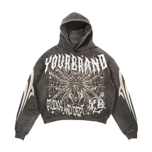 Survêtement homme slim fit personnalisé avec logo, en molleton technique, avec poches latérales, à capuche, respirant, pour l'hiver - Product Image 5