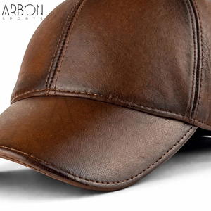 Casquettes de baseball en cuir véritable 100% de haute qualité, résistantes à l'eau, durables, tendance, nouvelle arrivée, haute performance - Product Image 5