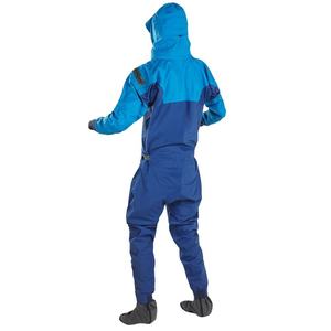 Men's Yellow Waterproof Polyester Rainwear Suit with Hood and <b>Black</b> Trim for Workwear Use - Product Image 5