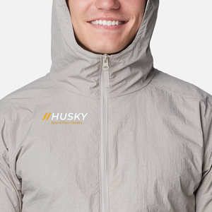 Spring Men Women <b>Lightweight</b> Windproof Stand Collar Woven Quick Dry Sport <b>Running</b> Outdoor Hiking Zip Unisex Windbreaker <b>Jacket</b> - Product Image 6