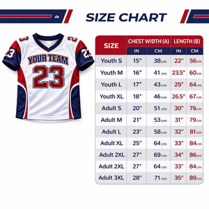 Camisetas de fútbol americano personalizadas para equipos y ligas, de secado rápido, transpirables, de poliéster, con nombre y número del jugador sublimados. - Product Image 5